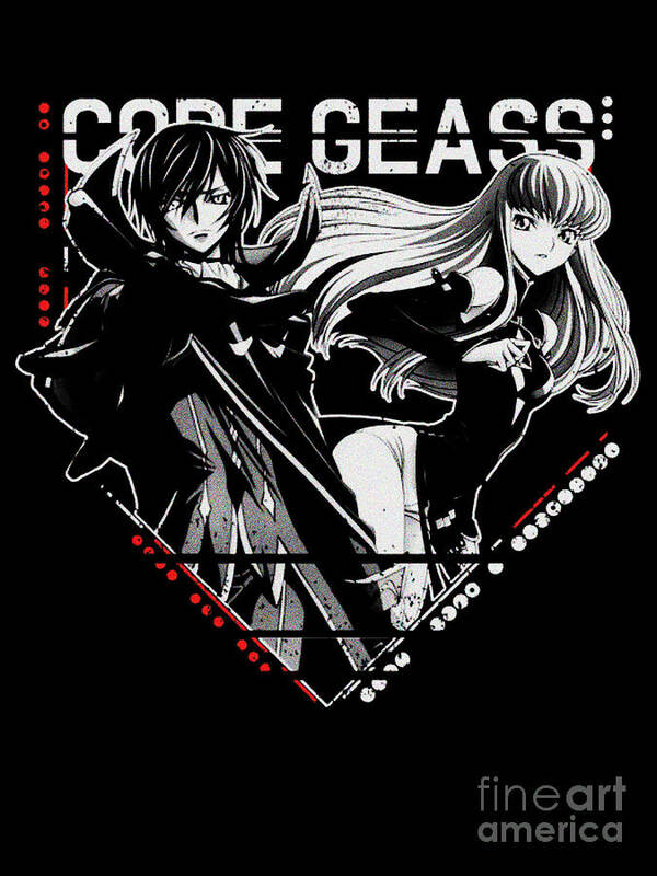V2166 Code Geass Lelouch C C Anime Manga Art Decor WALL POSTER PRINT