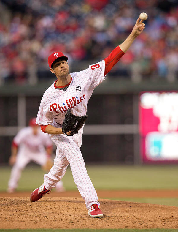 People Poster featuring the photograph Cole Hamels by Mitchell Leff