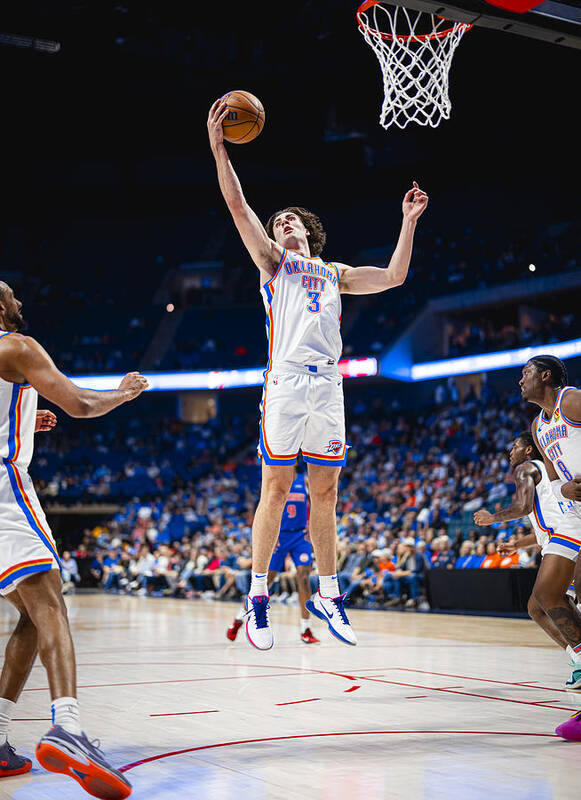 Nba Pro Basketball Poster featuring the photograph Detroit Pistons v Oklahoma City Thunder by Zach Beeker