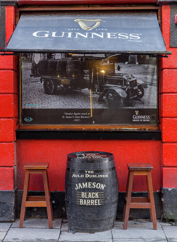 Iconic Poster featuring the photograph Dublin Guinness Pub by Georgia Clare
