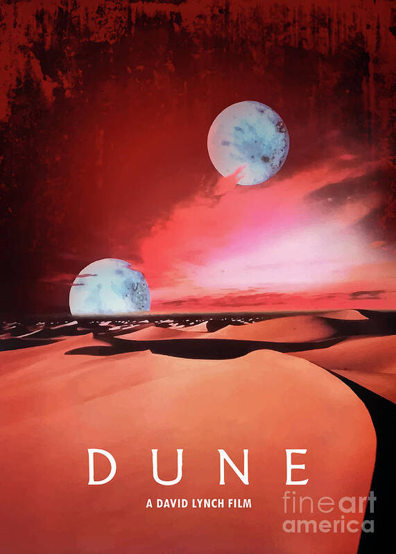 Movie Poster Poster featuring the digital art Dune by Bo Kev