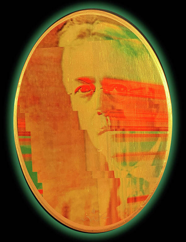 Wunderle Poster featuring the mixed media Frank Arthur Vanderlip by Wunderle