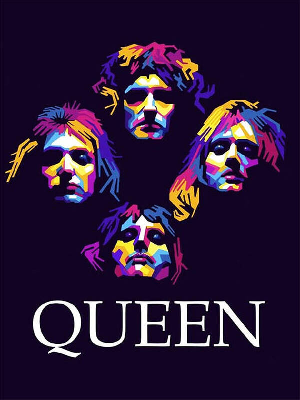 Freddie Mercury Queen Song Lyrics Posters and Prints Music Wall