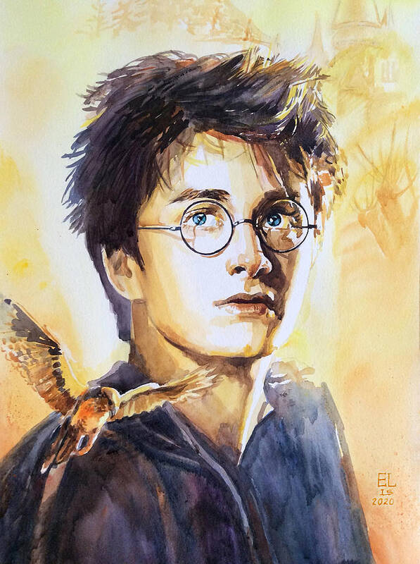 Harry Potter Poster by Olesia Panaseiko - Pixels Merch