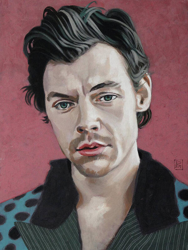 Harry Styles Poster featuring the painting Harry Styles by Duane Potosky
