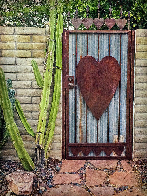Doors Poster featuring the photograph Heart Me by Carmen Kern