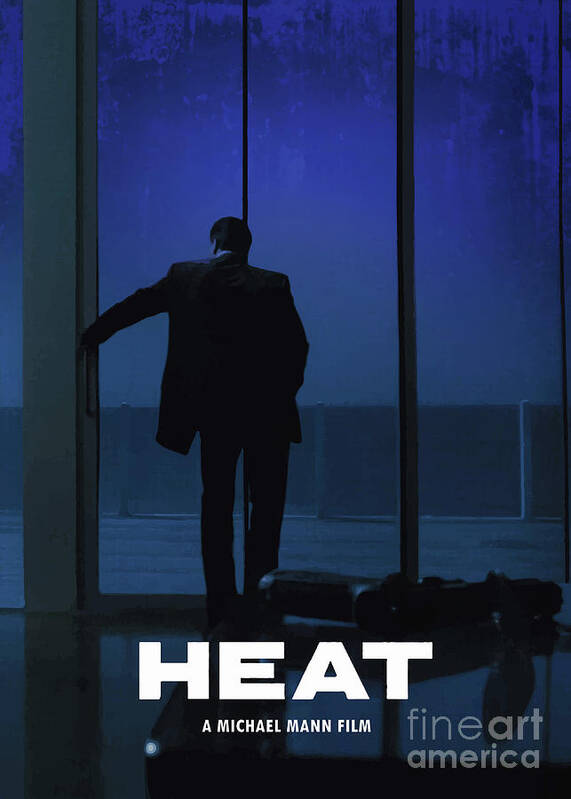 Movie Poster Poster featuring the digital art Heat by Bo Kev