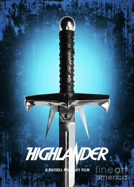 Movie Poster Poster featuring the digital art Highlander by Bo Kev