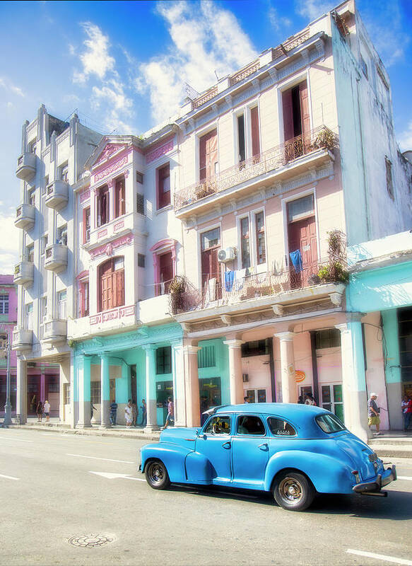 Havana Poster featuring the photograph I Love you Golden Blue by Micah Offman