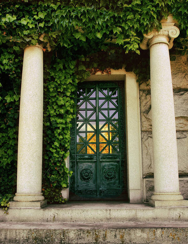 Door Poster featuring the photograph Ivy Embrace by Jessica Jenney