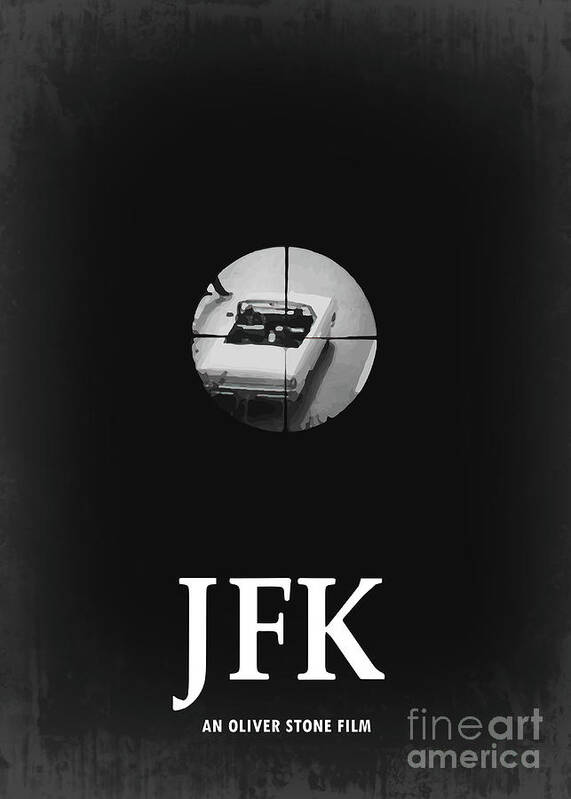 Movie Poster Poster featuring the digital art JFK by Bo Kev