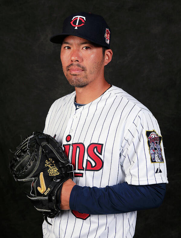 Media Day Poster featuring the photograph Kurt Suzuki by Rob Carr