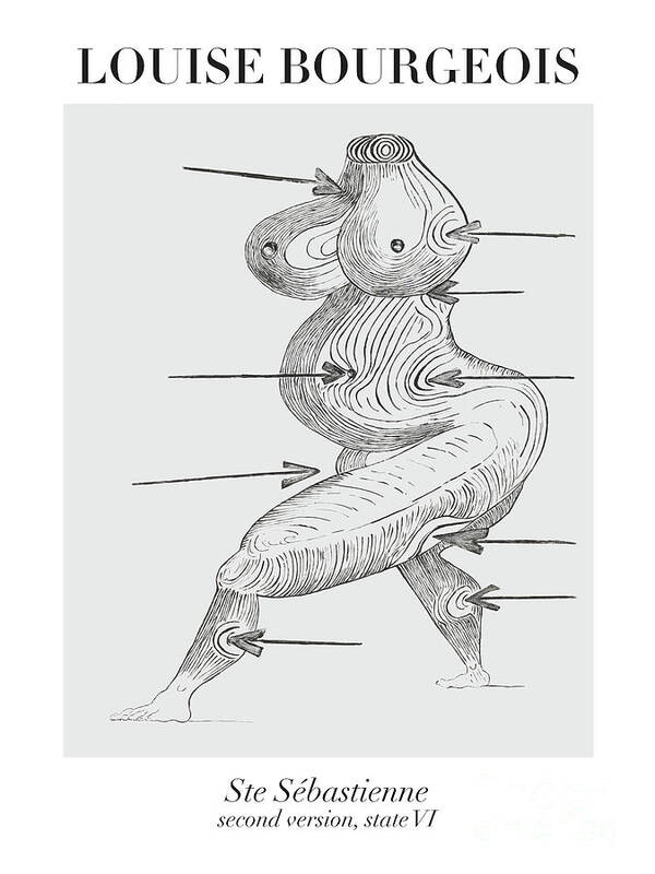 Louise Bourgeois Illustration Print Arts Digital Print 