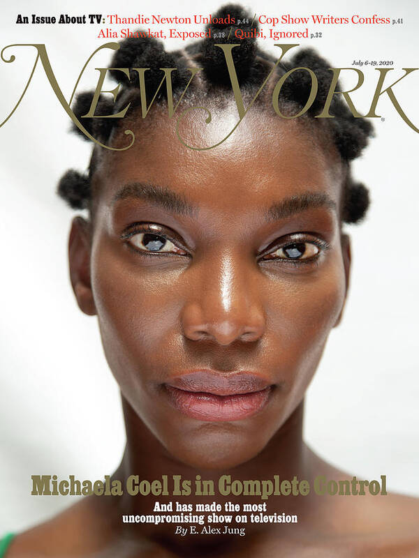Celebrity Poster featuring the photograph Michaela Coel, TV Issue 2020 by Ruth Ossai