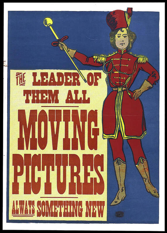 Moving Poster featuring the mixed media ''Moving Pictures'', 1903 by Movie World Posters