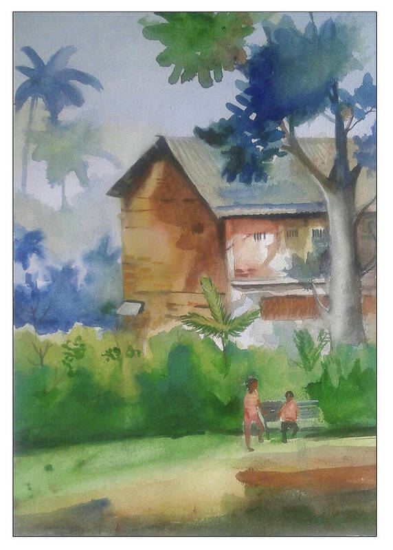 village #nature #tree - Paintology | Drawing App | Paint by Numbers-saigonsouth.com.vn