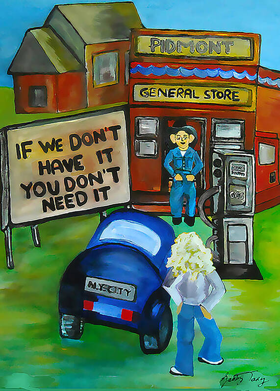 America Poster featuring the painting Oklahoma 79' by Gabby Tary