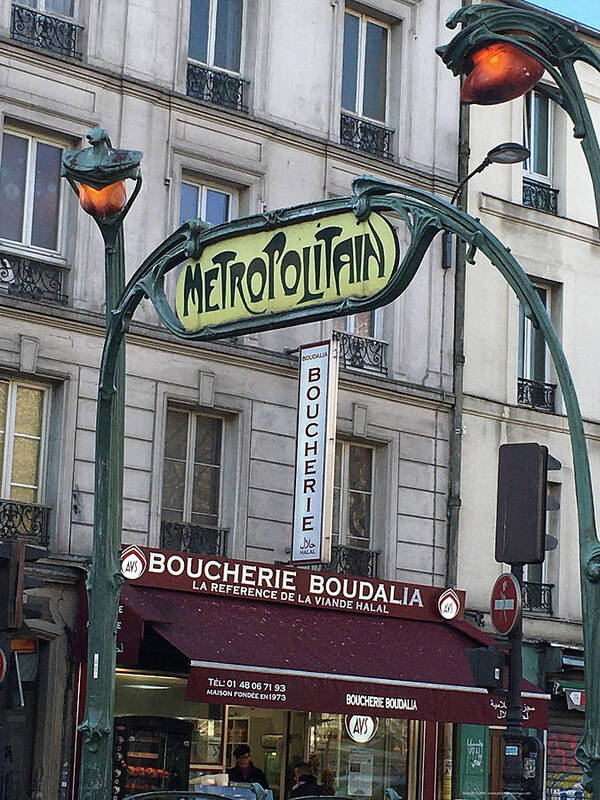 Paris Poster featuring the photograph Paris Metro by Roxy Rich