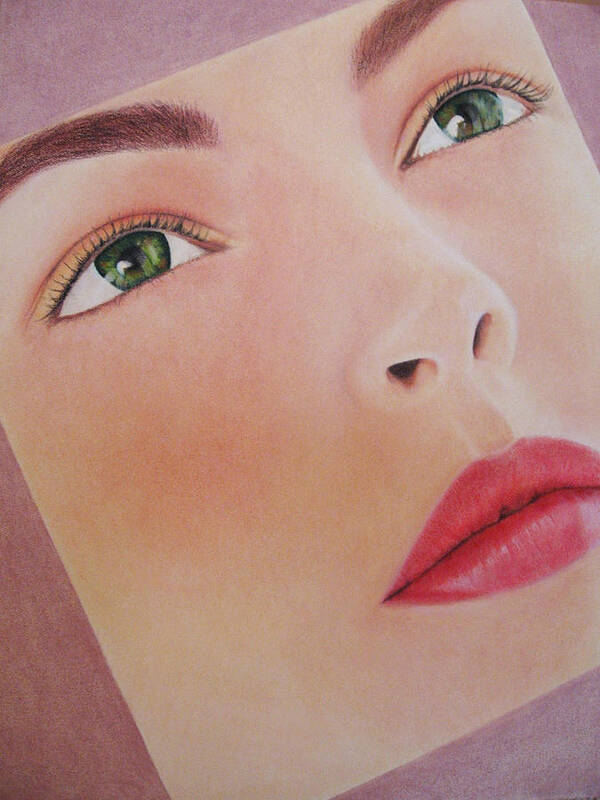 Woman Poster featuring the painting Part Of You 1 by Lynet McDonald