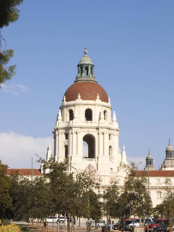  Poster featuring the photograph Pasadena City Hall by Heather E Harman
