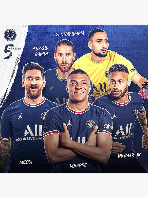 PSG Squad 2021-2022 Poster