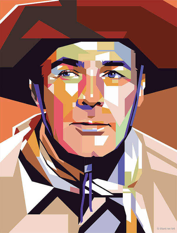 Randolph Poster featuring the digital art Randolph Scott by Movie World Posters