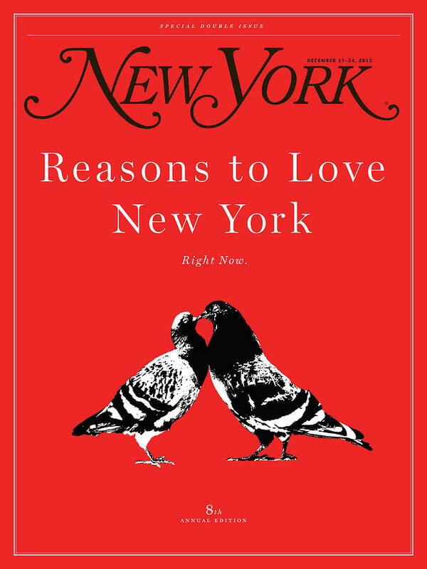 New York City Poster featuring the digital art Reasons to Love New York, 2012 by Paul Sahre