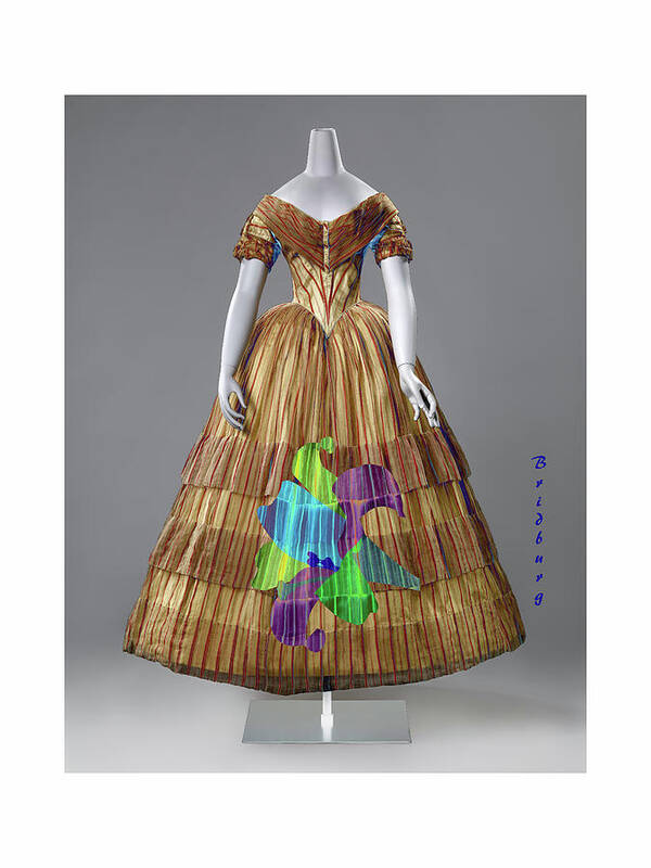 1850s Dutch Dress Poster featuring the digital art Recent 13 by David Bridburg