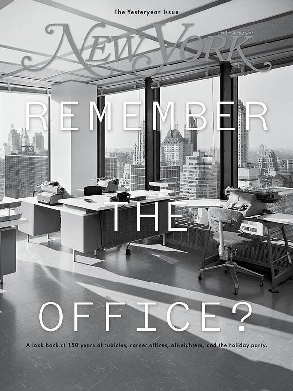  Poster featuring the photograph Remember the Office? by Ezra Stoller