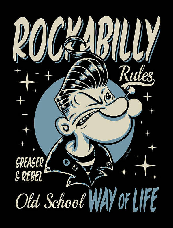 Rockabilly Rules Poster