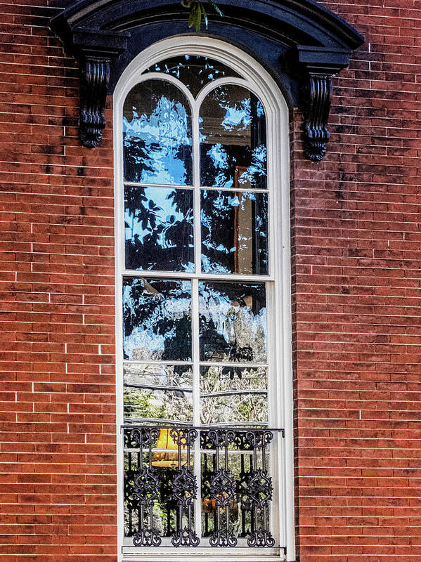 Marietta Georgia Poster featuring the photograph Savannah Window by Tom Singleton