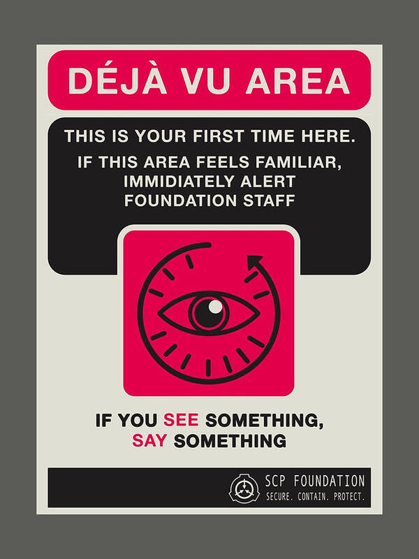 SCP WARNING Poster Don't Speak Scp-foundation Poster 