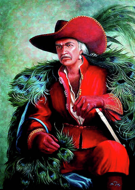 Highlander Poster featuring the painting Sean Connery by Loxi Sibley