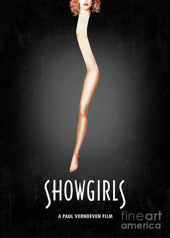 Movie Poster Poster featuring the digital art Showgirls by Bo Kev