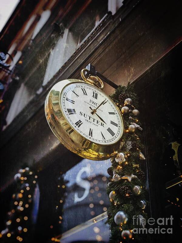 Time Poster featuring the photograph Swiss Time by Claudia Zahnd-Prezioso