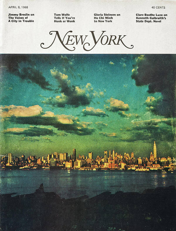 Jay Maisel Poster featuring the photograph The First Issue of New York Magazine by Jay Maisel