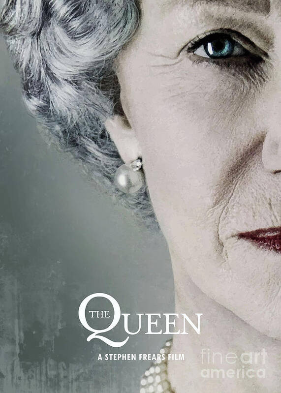 Movie Poster Poster featuring the digital art The Queen by Bo Kev