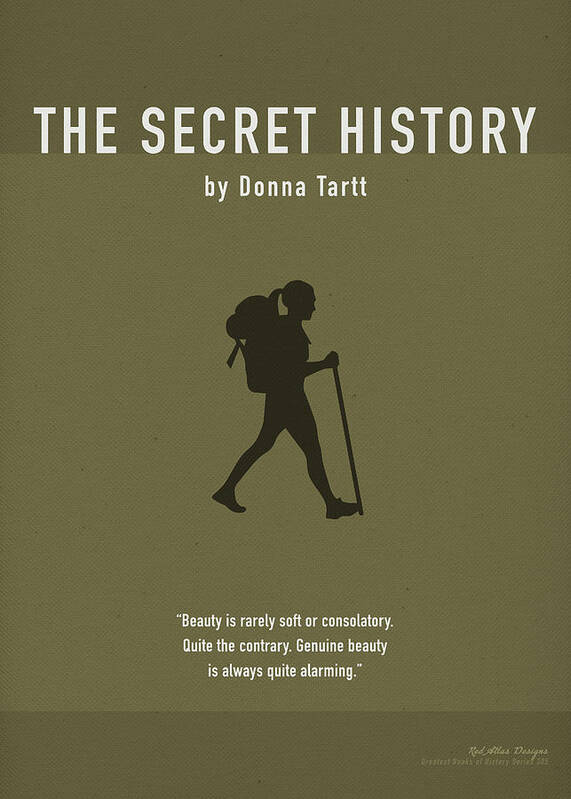 The Secret History by Donna Tartt Greatest Books Ever Art Print Series 305  Poster by Design Turnpike - Fine Art America