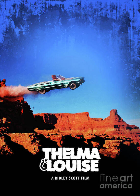 Movie Poster Poster featuring the digital art Thelma And Louise by Bo Kev