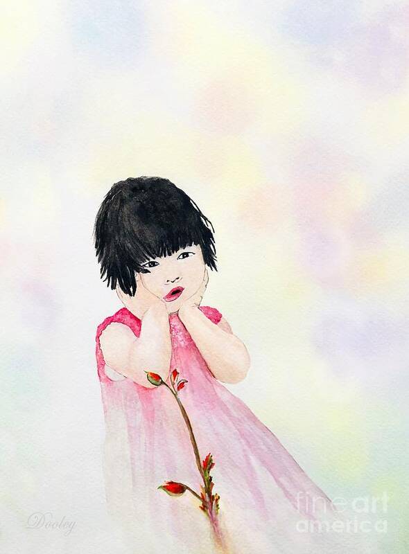 Child Poster featuring the mixed media Through the Eyes of a Child by Fine Art By Edie