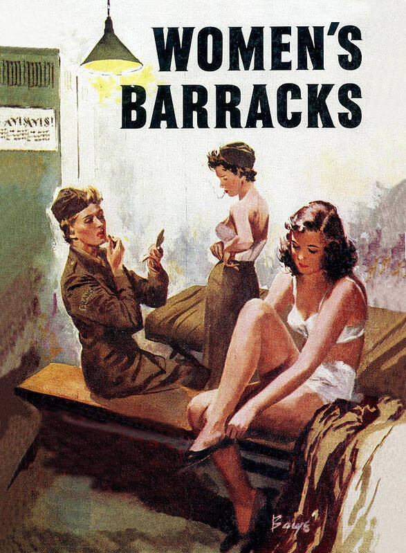 Military Poster featuring the digital art Women Barrack by Long Shot