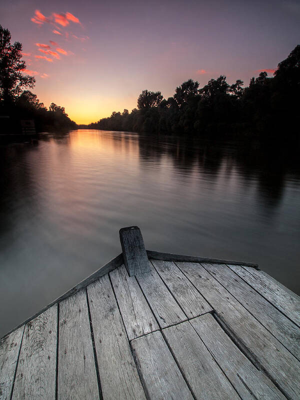 Landscapes Poster featuring the photograph To The Sunset by Davorin Mance