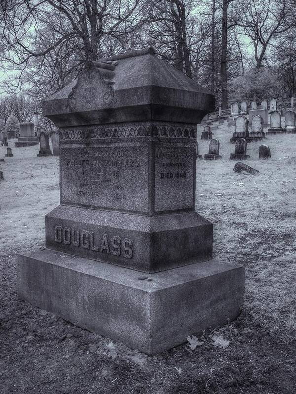 Frederick Douglass Poster featuring the photograph Frederick Douglass Grave One by Joshua House