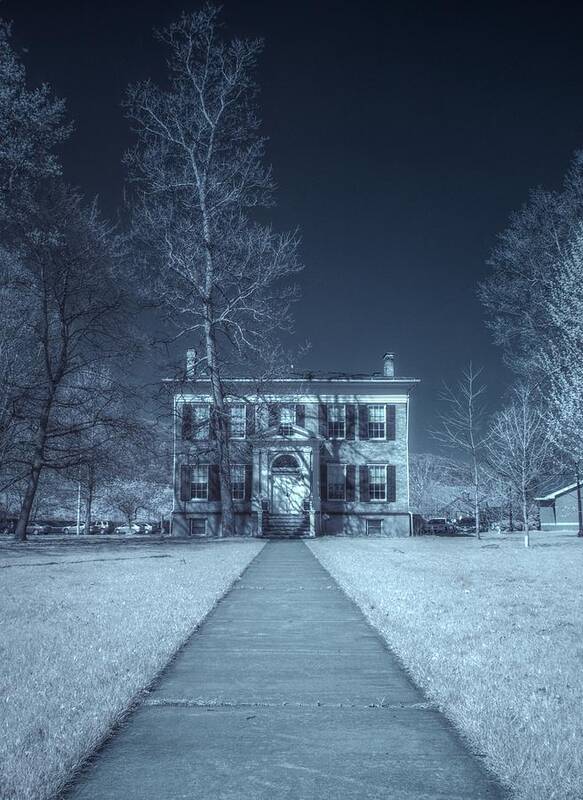 Old House Poster featuring the photograph Old House Infrared by Joshua House