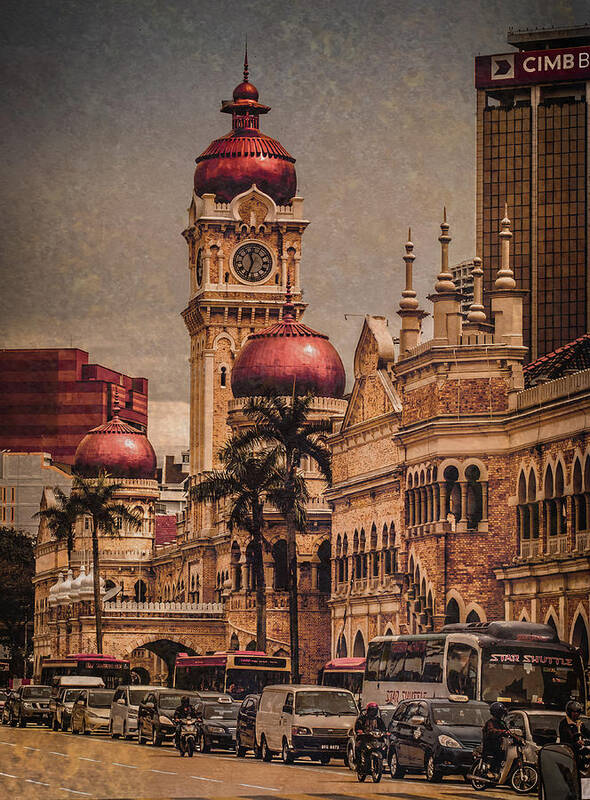 Architecture Poster featuring the photograph Kuala Lumpur, Malaysia - Red Onion Domes by Mark Forte