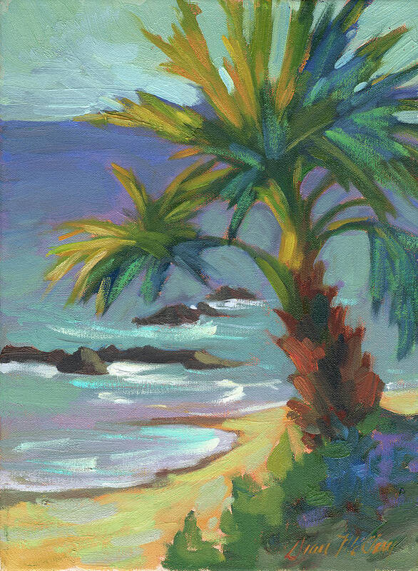 Sea Breeze Poster featuring the painting Sea Breeze by Diane McClary
