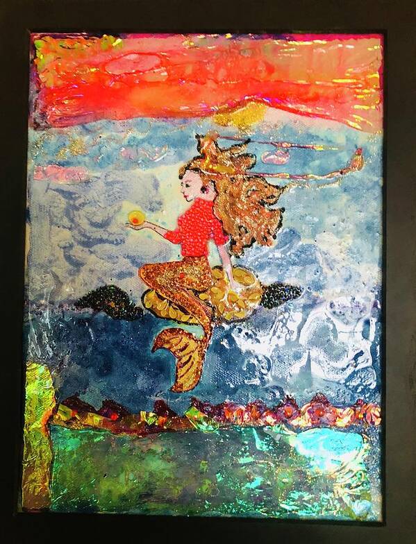 Embellished Poster featuring the painting Sea Sonata by Atanas Karpeles