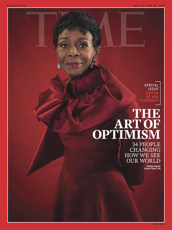 Cicely Tyson Poster featuring the photograph The Art Of Optimism by Photograph by Djeneba Aduayom for TIME
