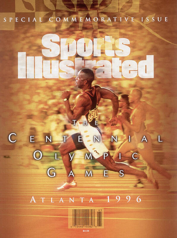 Atlanta Poster featuring the photograph Usa Michael Johnson, 1996 Summer Olympics Sports Illustrated Cover by Sports Illustrated