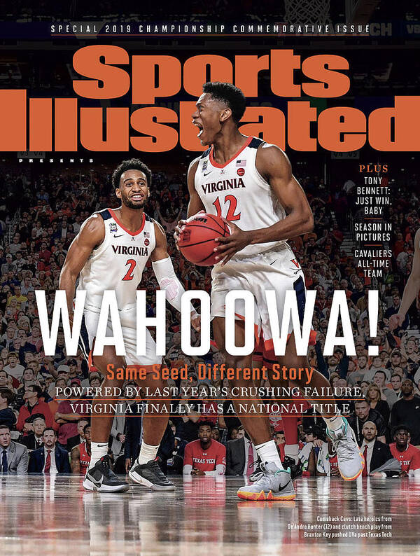 De'andre Hunter Poster featuring the photograph Wahoowa University Of Virginia 2019 Ncaa National Champions Sports Illustrated Cover by Sports Illustrated